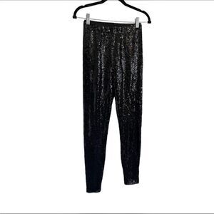 Wayf pull on sequin leggings xs